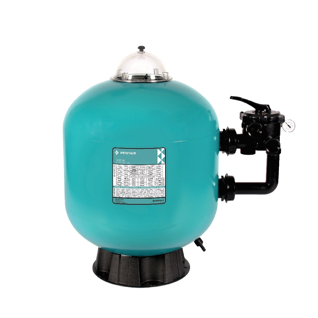 Pentair Triton 100 Sandfilter 22M3/H 8 1/2' Top - With Valve